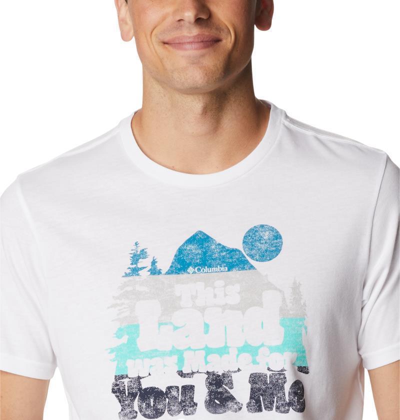 Alpine Way Graphic Tee - Tall - Mens - White / Our Land Graphic 5