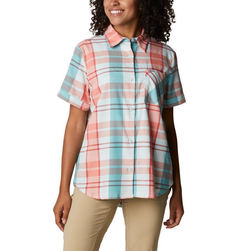 Anytime Casual II Stretch SS Shirt - Womens - Icy Morn Madras 1