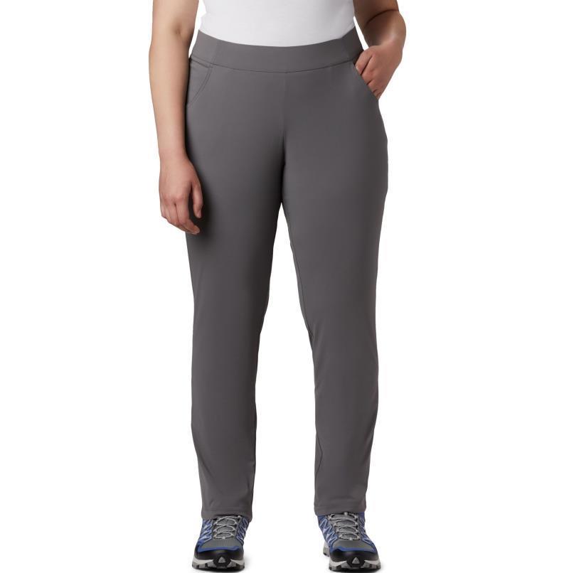Anytime Casual Pull-On Pants, Reg - Plus - Womens - City Grey 1
