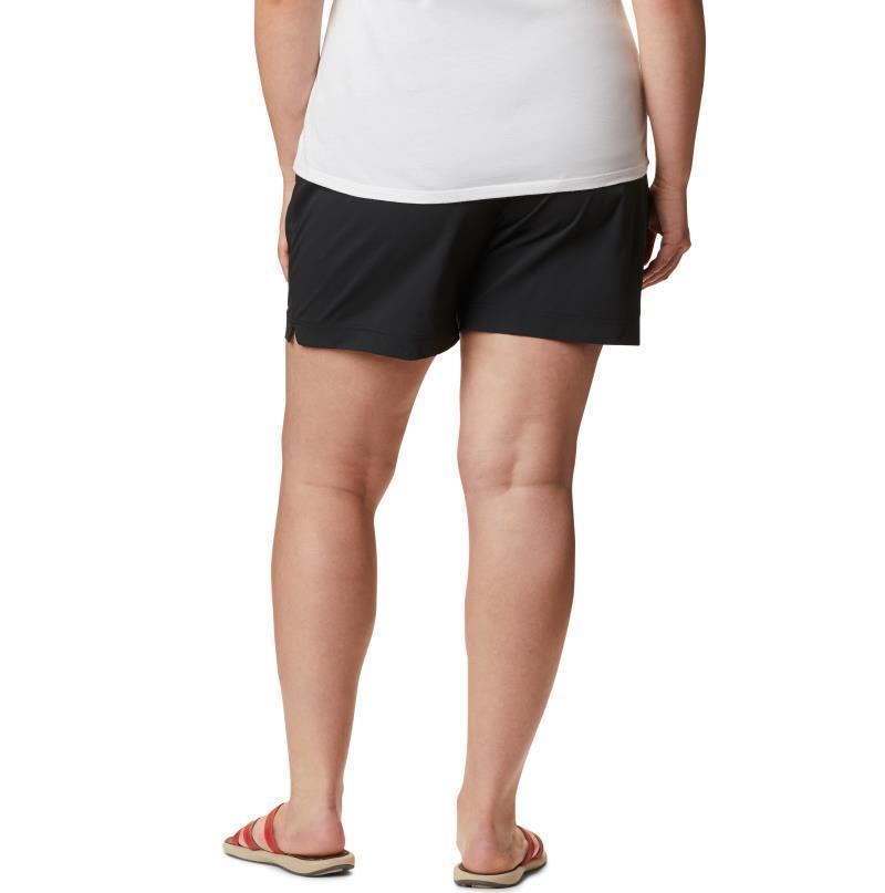 Anytime Casual Shorts, 6" Inseam - Plus - Womens - Black 3