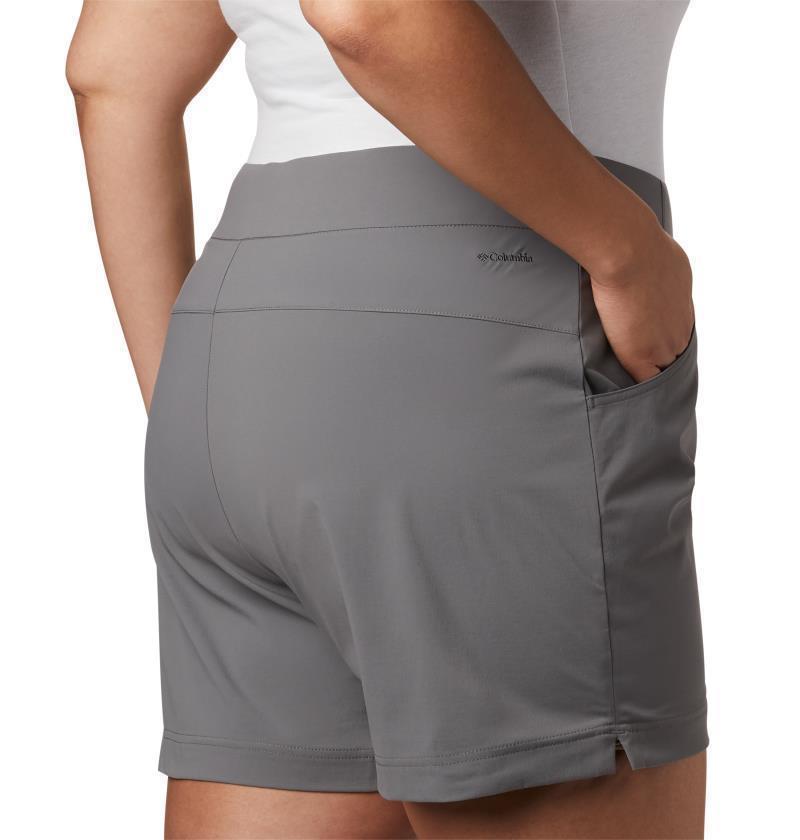 Anytime Casual Shorts, 6" Inseam - Plus - Womens - City Grey 5