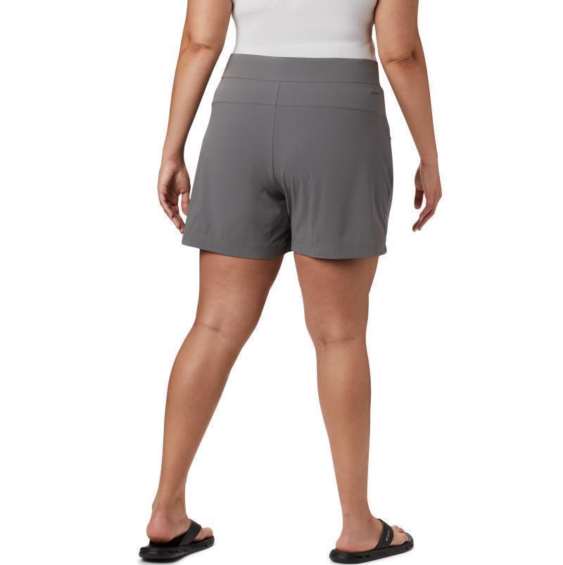 Anytime Casual Shorts, 6" Inseam - Plus - Womens - City Grey 2