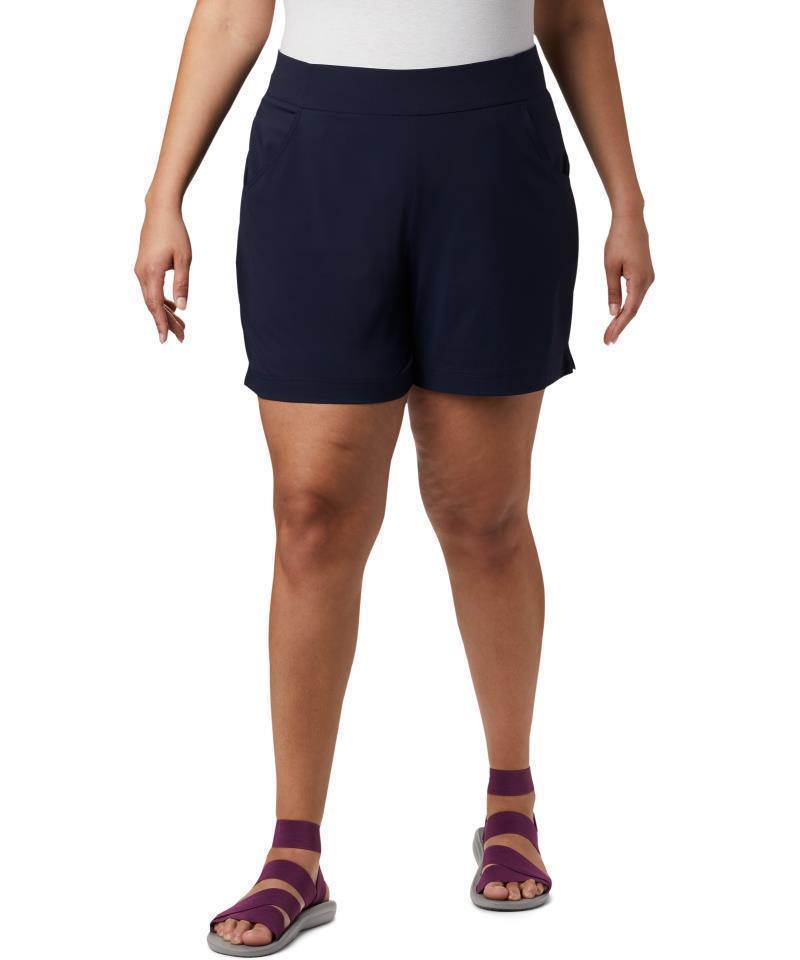 Anytime Casual Shorts, 6" Inseam - Plus - Womens - Dark Nocturnal 1