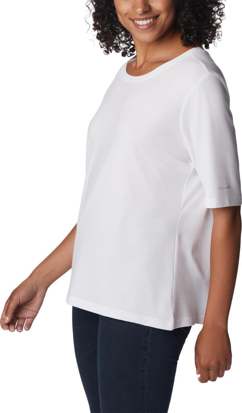 Anytime Knit SS Tee - Womens - White 3