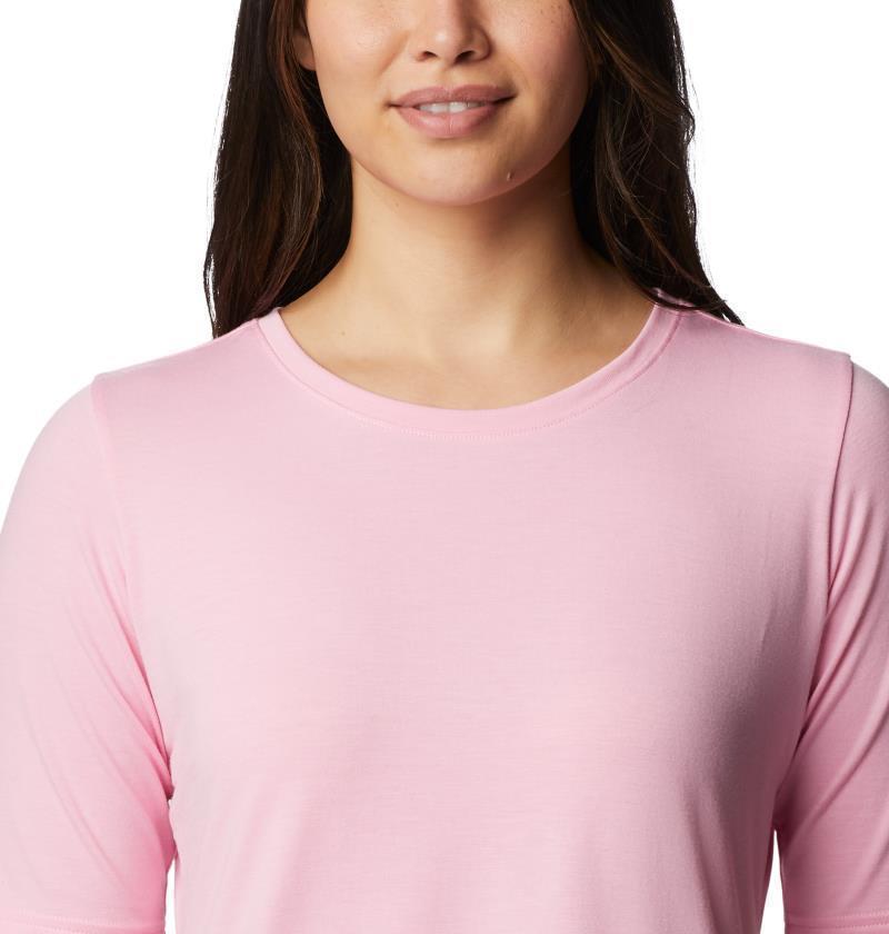 Anytime Knit SS Tee - Womens - Wild Rose 5