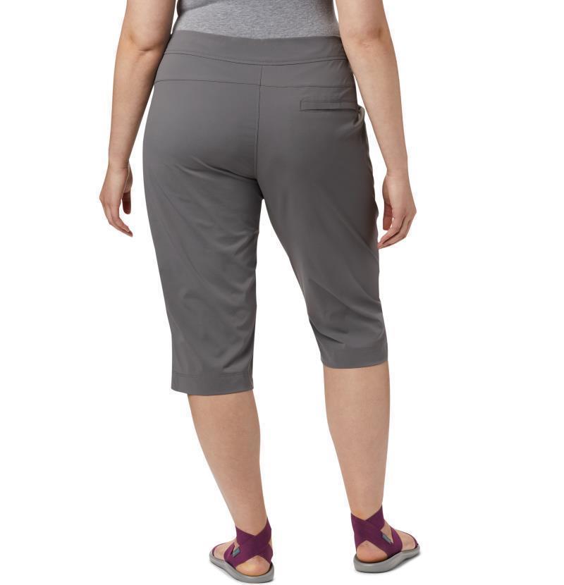 Anytime Outdoor Capris, 18" Inseam - Plus - Womens - City Grey 5