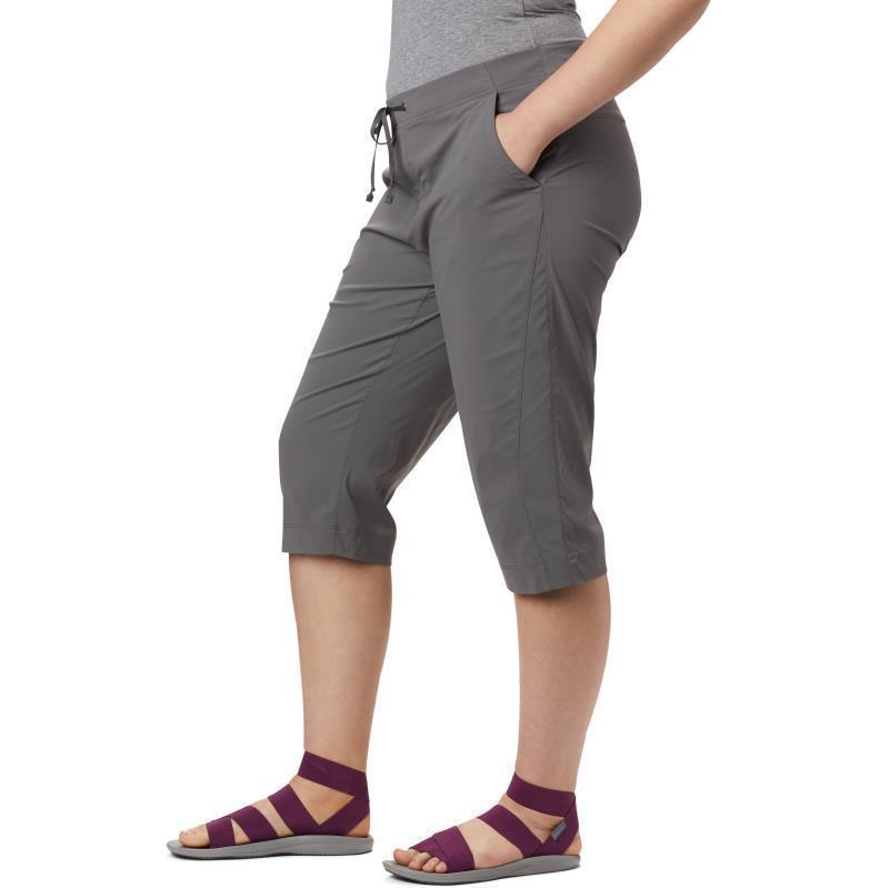 Anytime Outdoor Capris, 18" Inseam - Plus - Womens - City Grey 2