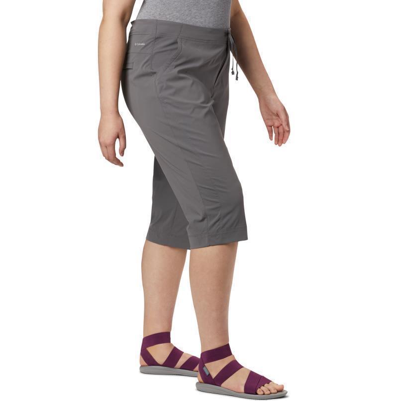 Anytime Outdoor Capris, 18" Inseam - Plus - Womens - City Grey 4