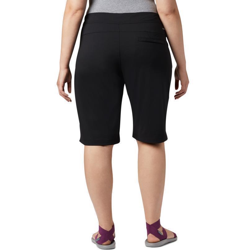 Anytime Outdoor Long Shorts, 13" Inseam - Plus - Womens - Black 2