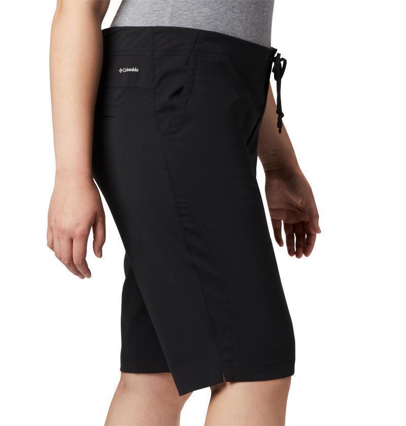 Anytime Outdoor Long Shorts, 13" Inseam - Plus - Womens - Black 4