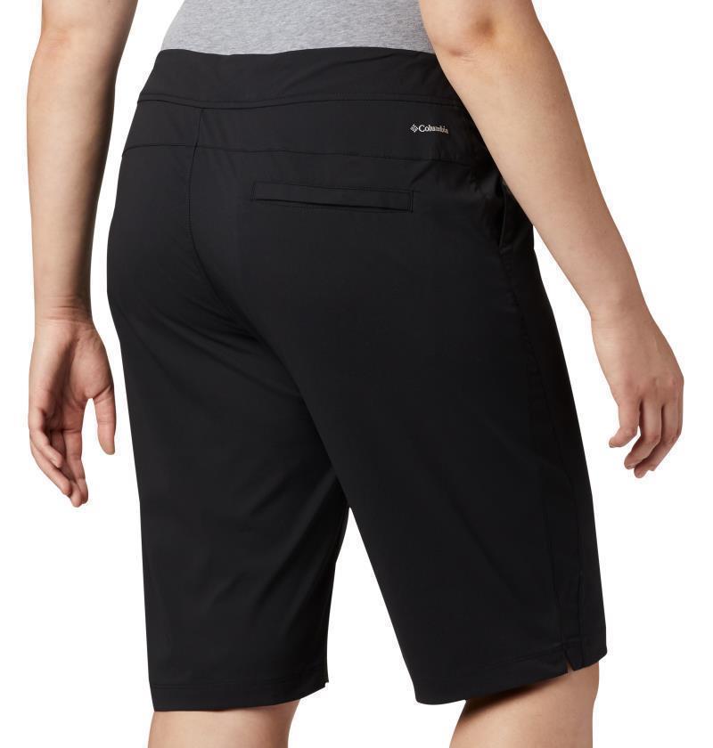 Anytime Outdoor Long Shorts, 13" Inseam - Plus - Womens - Black 5