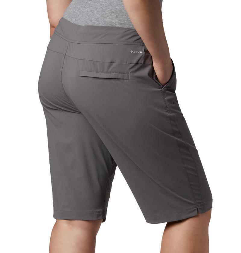 Anytime Outdoor Long Shorts, 13" Inseam - Plus - Womens - City Grey 5