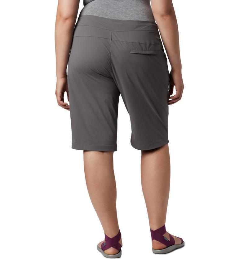 Anytime Outdoor Long Shorts, 13" Inseam - Plus - Womens - City Grey 2
