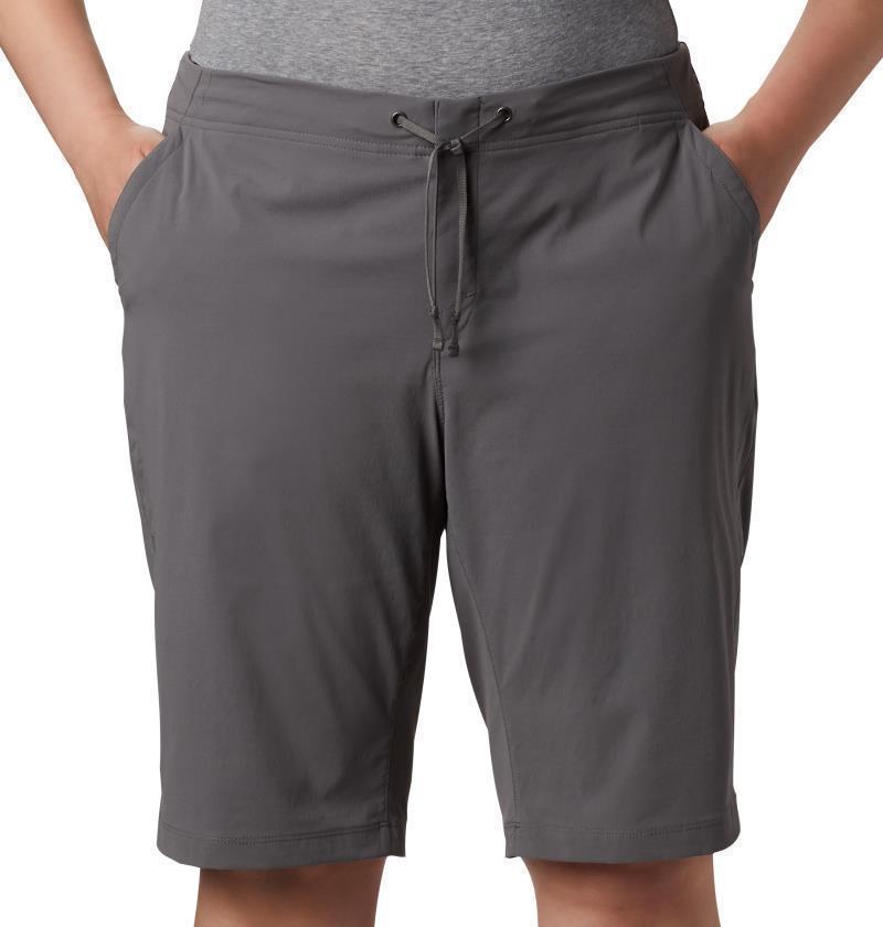 Anytime Outdoor Long Shorts, 13" Inseam - Plus - Womens - City Grey 3