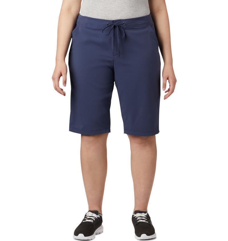 Anytime Outdoor Long Shorts, 13" Inseam - Plus - Womens - Nocturnal 1