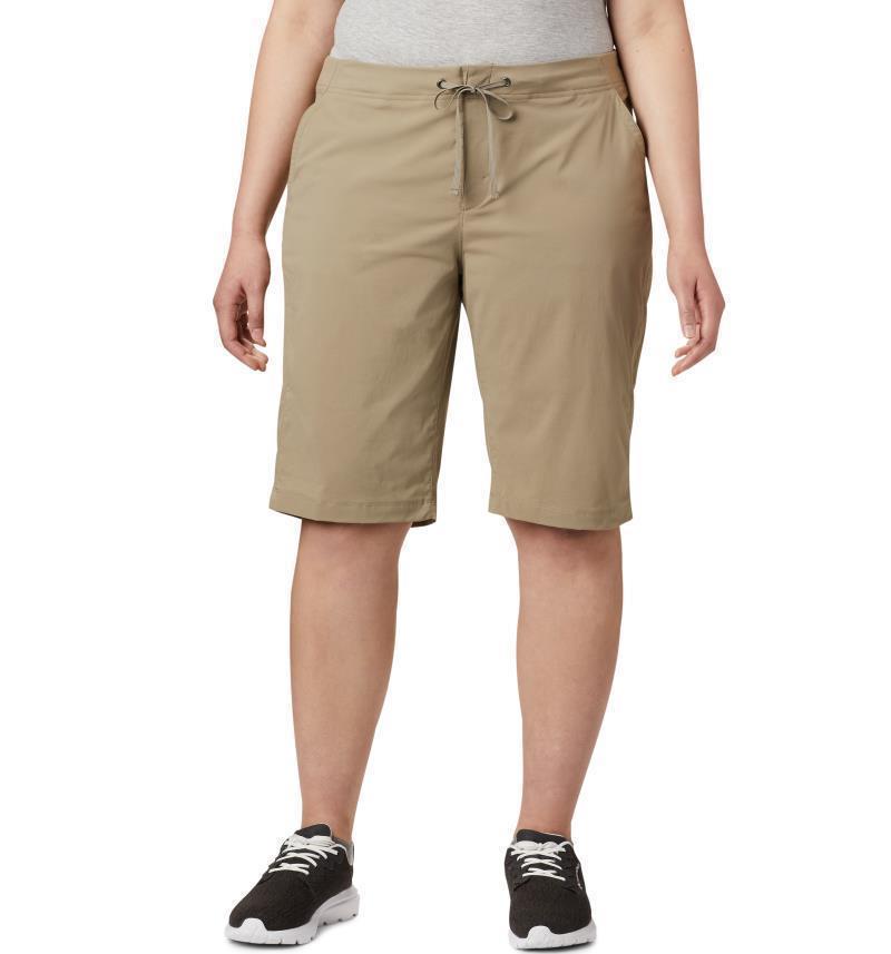 Anytime Outdoor Long Shorts, 13" Inseam - Plus - Womens - Tusk 1
