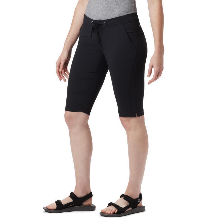 Anytime Outdoor Long Shorts, 13" Inseam - Womens - Black 1