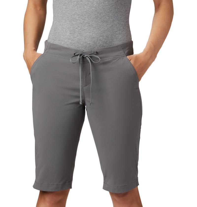 Anytime Outdoor Long Shorts, 13" Inseam - Womens - City Grey 3