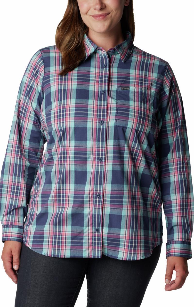 Anytime Patterned LS Shirt - Plus - Womens - Nocturnal CSC Tartan 1
