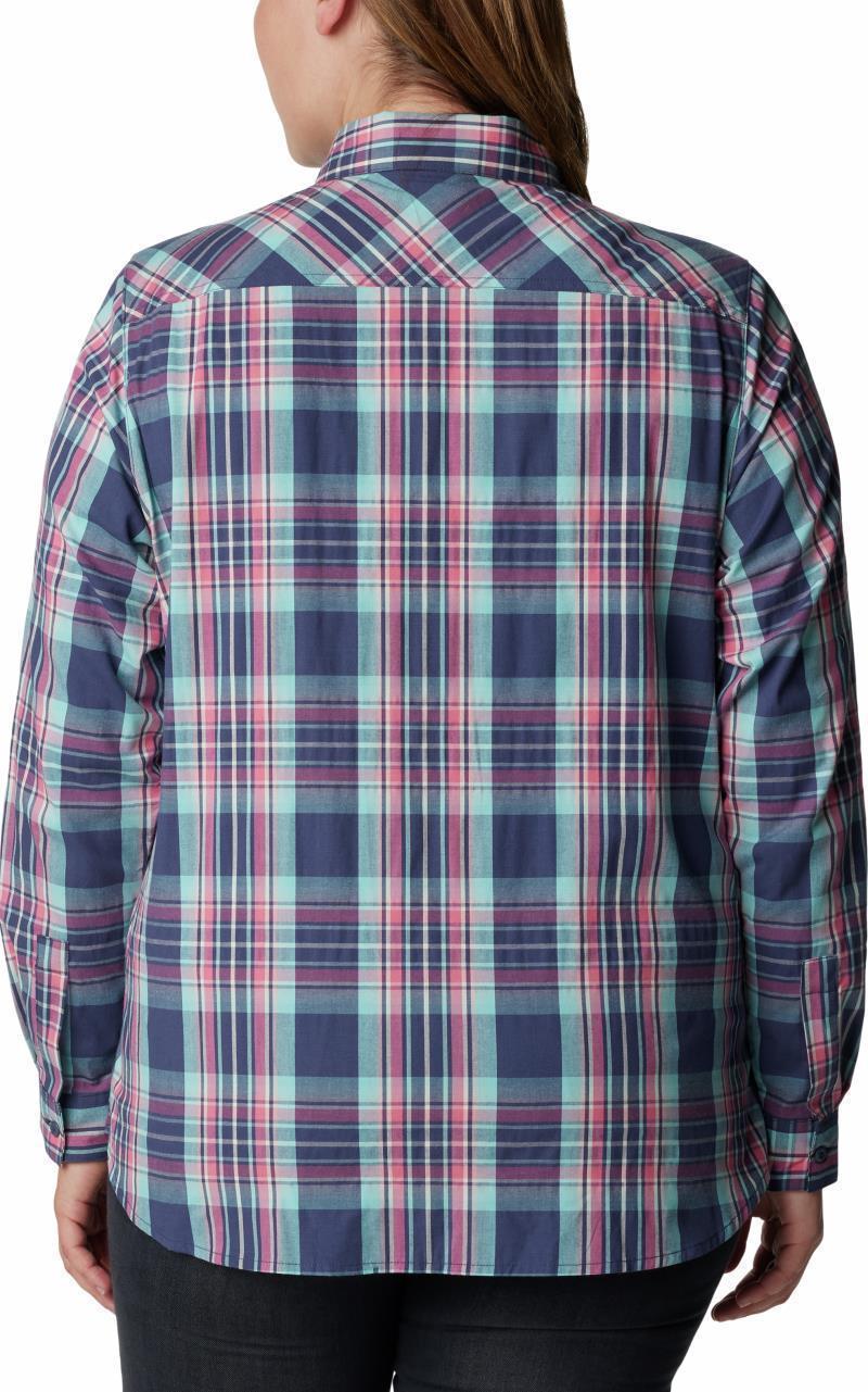 Anytime Patterned LS Shirt - Plus - Womens - Nocturnal CSC Tartan 2