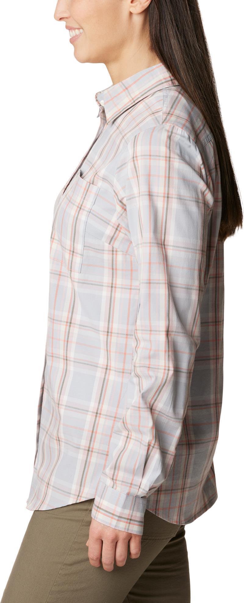 Anytime Patterned LS Shirt - Womens - Dusty Pink CSC Tartan 3