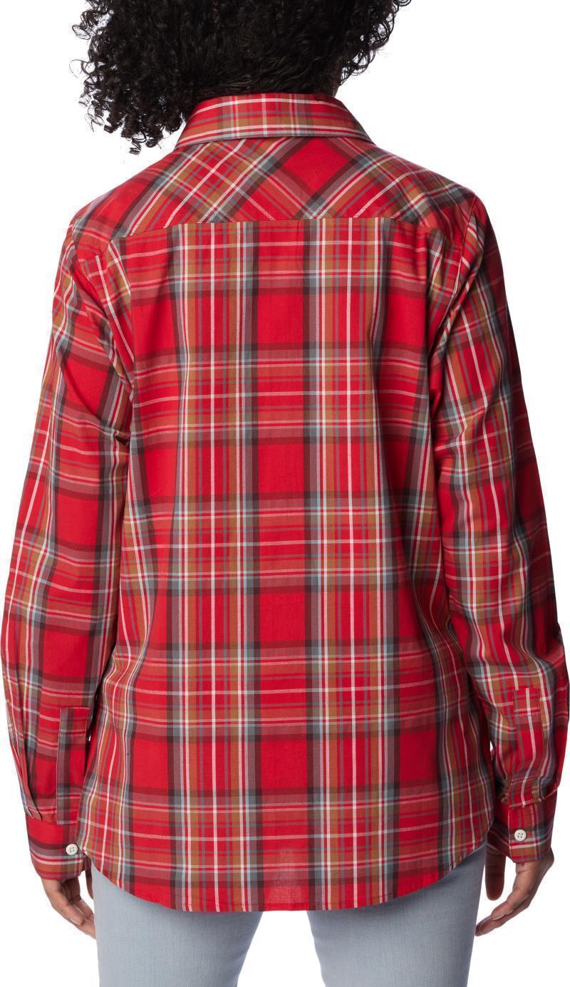 Anytime Patterned LS Shirt - Womens - Red Lily CSC Tartan 2