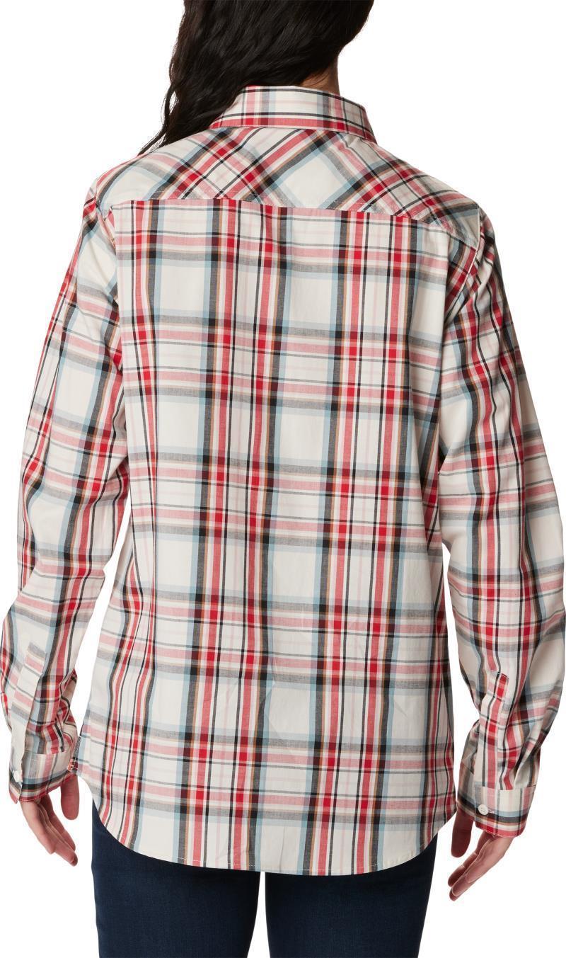 Anytime Patterned LS Shirt - Womens - Sea Salt CSC Tartan 2