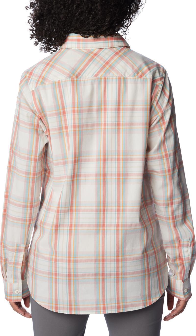 Anytime Patterned LS Shirt - Womens - Sunset Peach CSC Tartan 3