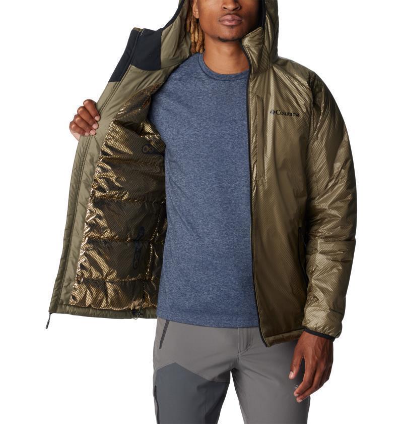Arch Rock Double Wall Elite Hooded Jacket - Mens - Stone Green 5