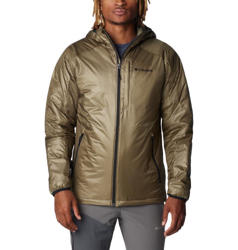 Arch Rock Double Wall Elite Hooded Jacket - Mens - Stone Green 1