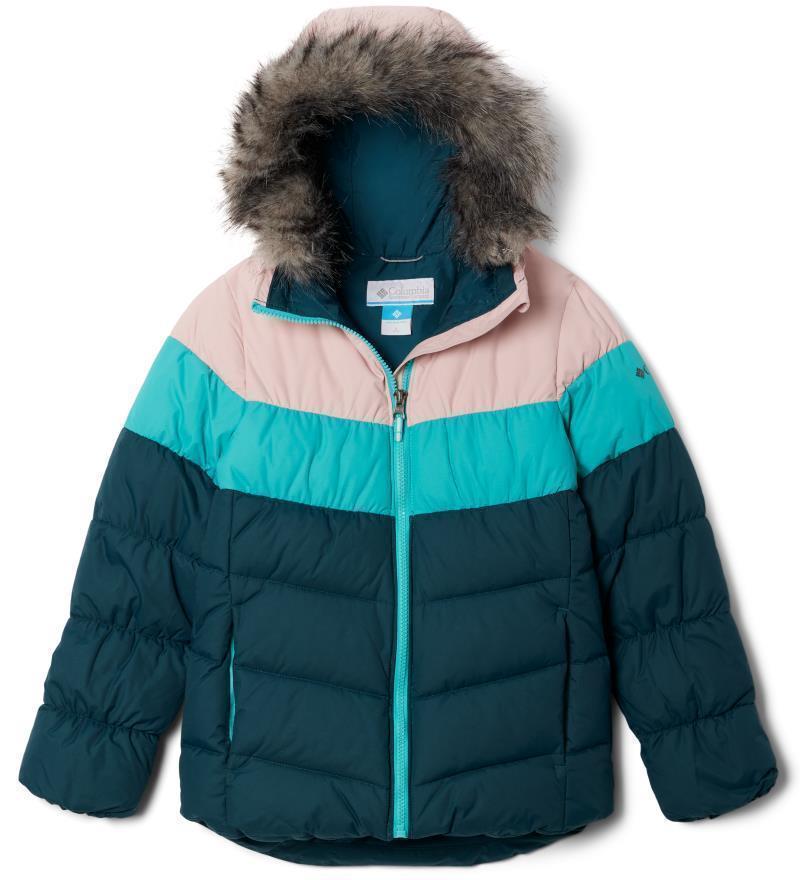 Arctic Blast II Jacket - Youth Girls - Night Wave / Bright Aqua / Dusty Pink 1