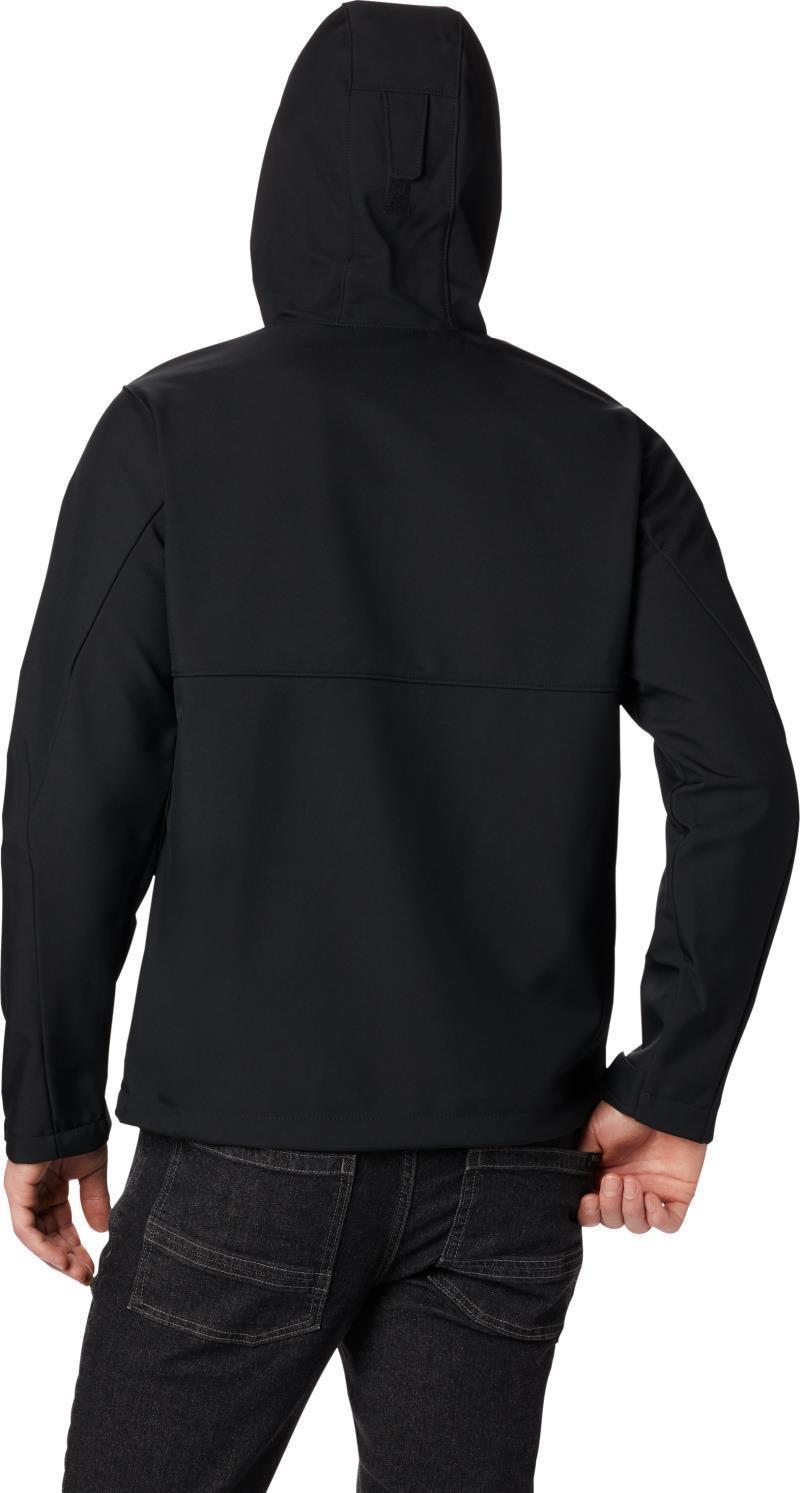 Ascender Hooded Softshell Jacket - Tall - Mens - Black 2