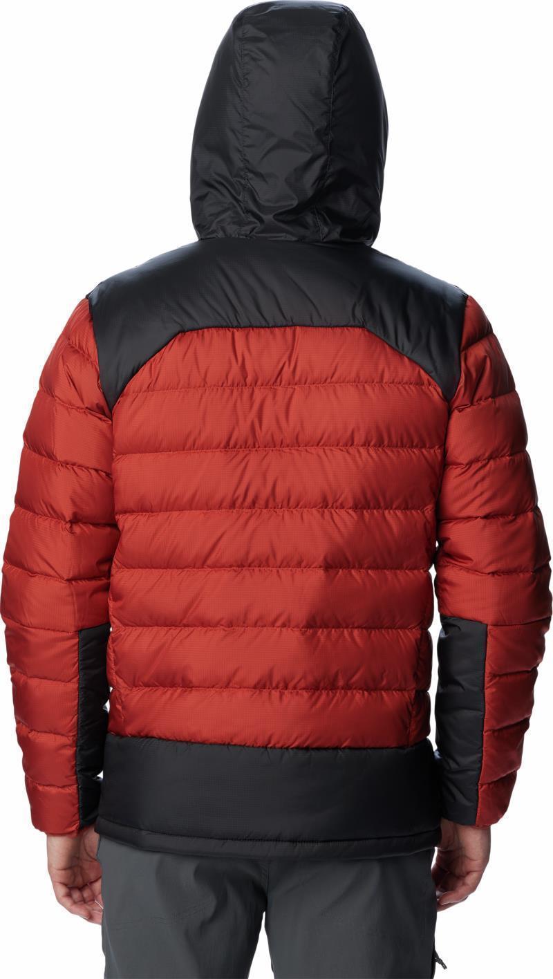 Autumn Park Down Hooded Jacket - Mens - Warp Red / Shark 2