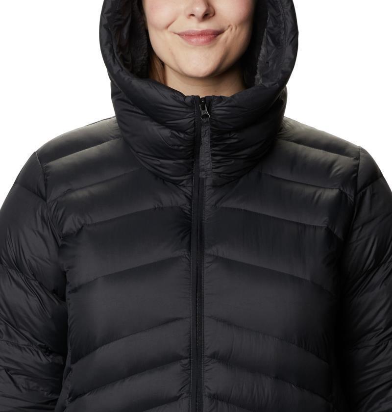 Autumn Park Down Hooded Jacket - Plus - Womens - Black 5