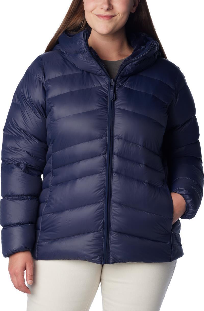 Autumn Park Down Hooded Jacket - Plus - Womens - Dark Nocturnal 1