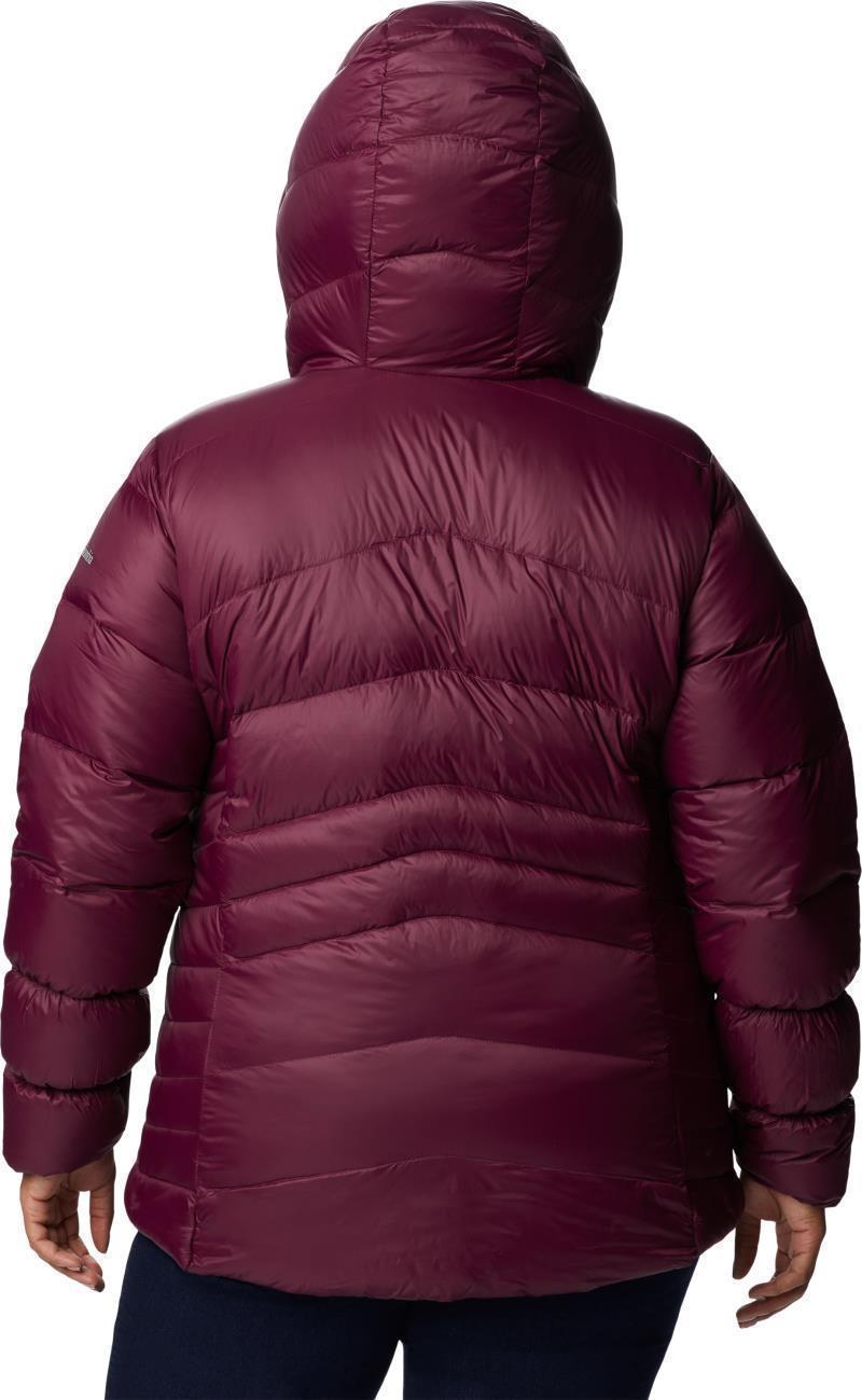 Autumn Park Down Hooded Jacket - Plus - Womens - Marionberry 2