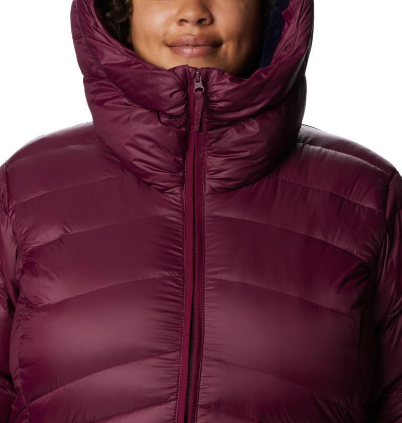 Autumn Park Down Hooded Jacket - Plus - Womens - Marionberry 6