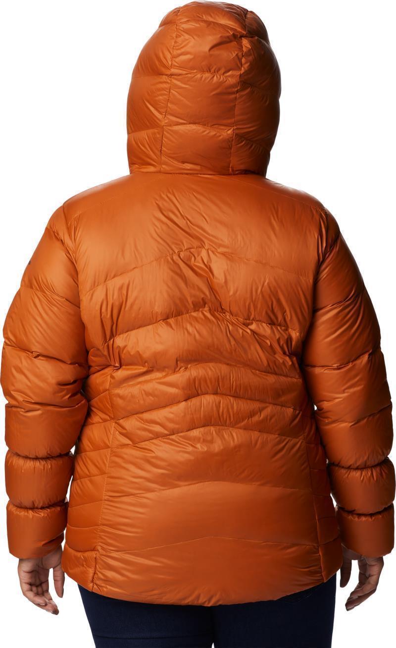 Autumn Park Down Hooded Jacket - Plus - Womens - Warm Copper 2