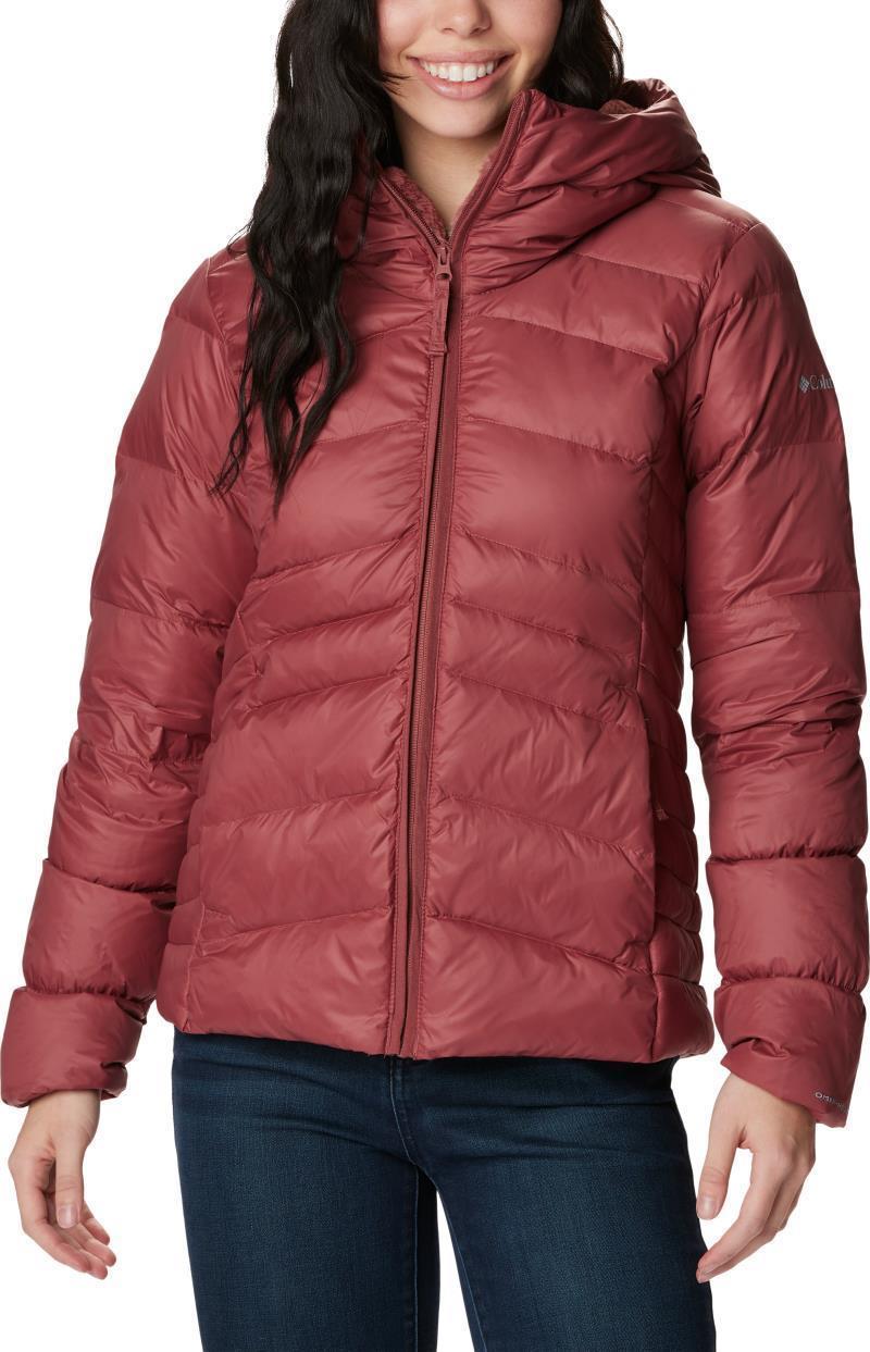 Autumn Park Down Hooded Jacket - Womens - Beetroot 1