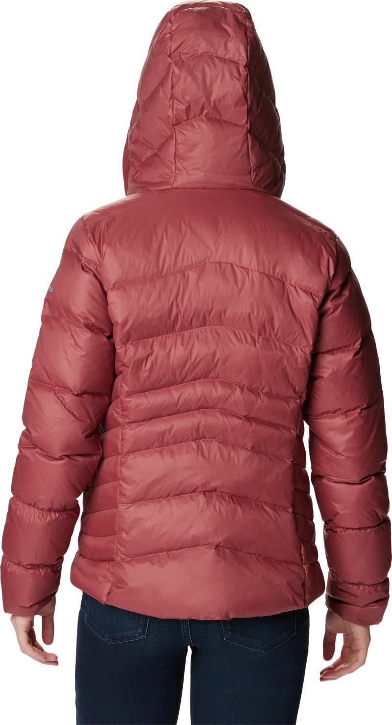 Autumn Park Down Hooded Jacket - Womens - Beetroot 2