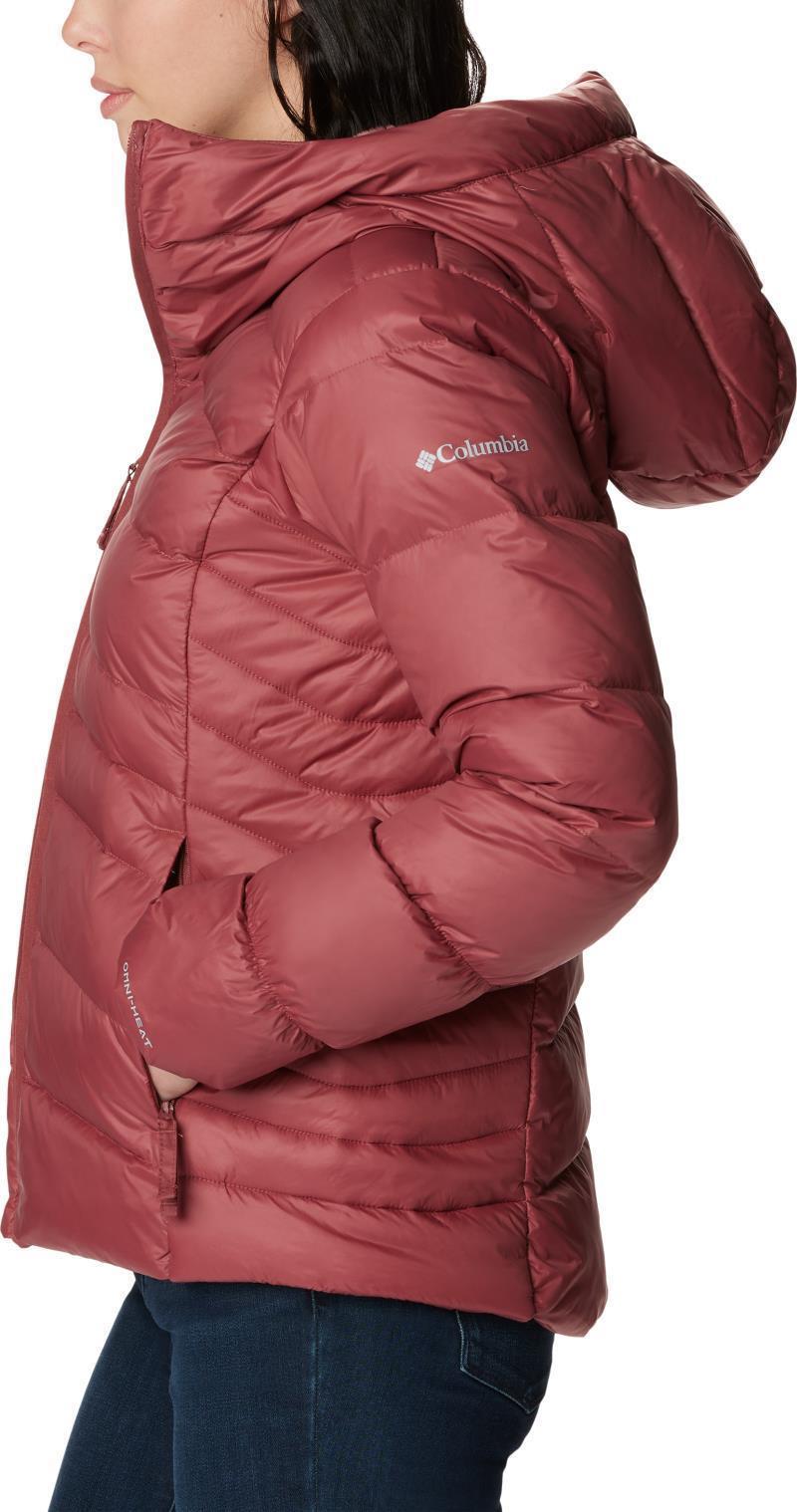 Autumn Park Down Hooded Jacket - Womens - Beetroot 5