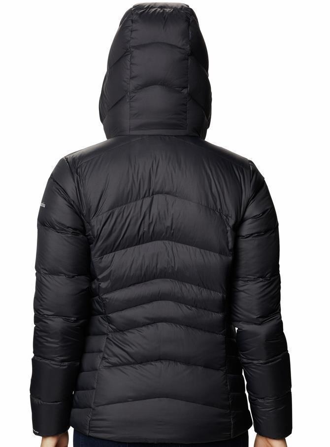 Autumn Park Down Hooded Jacket - Womens - Black 4