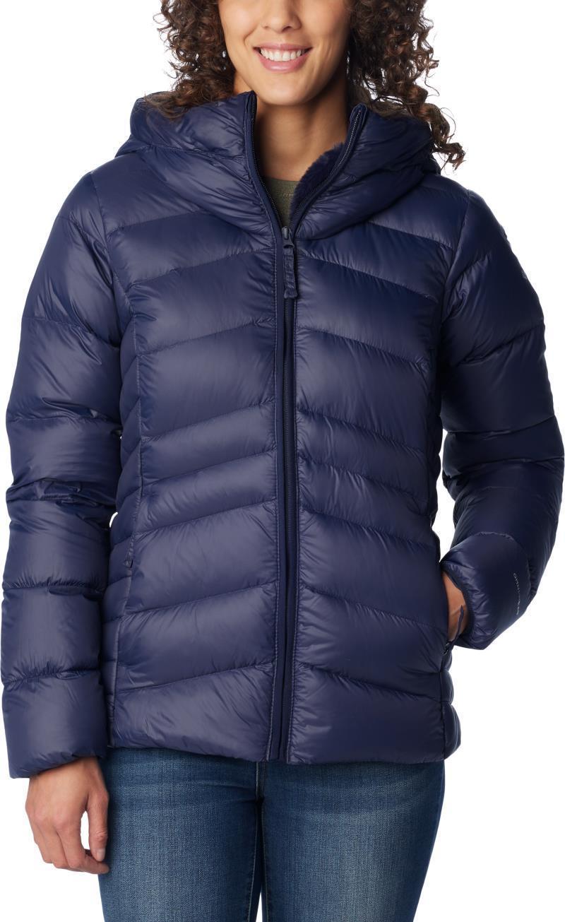 Autumn Park Down Hooded Jacket - Womens - Dark Nocturnal 1