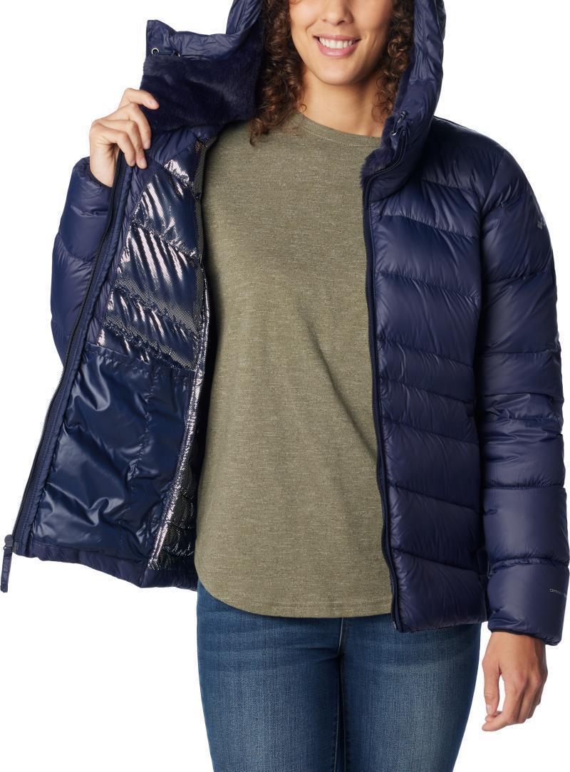 Autumn Park Down Hooded Jacket - Womens - Dark Nocturnal 4
