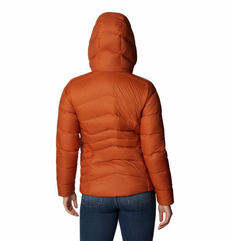 Autumn Park Down Hooded Jacket - Womens - Warm Copper 2