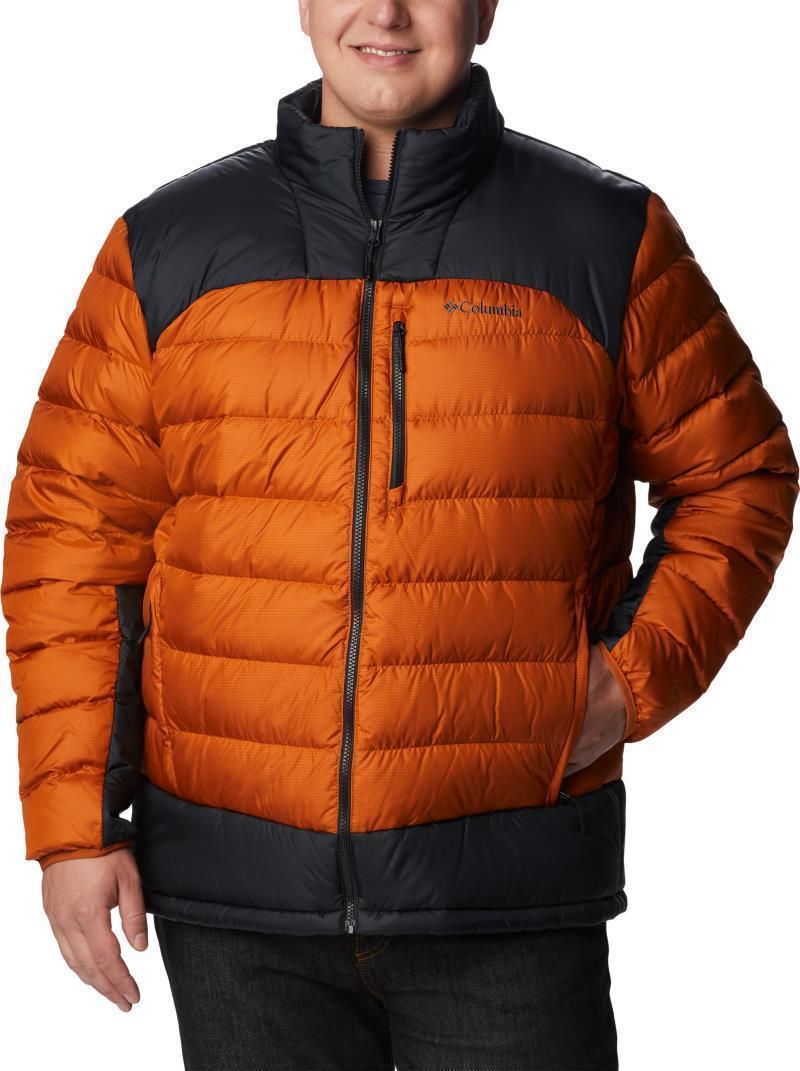 Autumn Park Down Jacket - Big - Mens - Warm Copper / Black 1