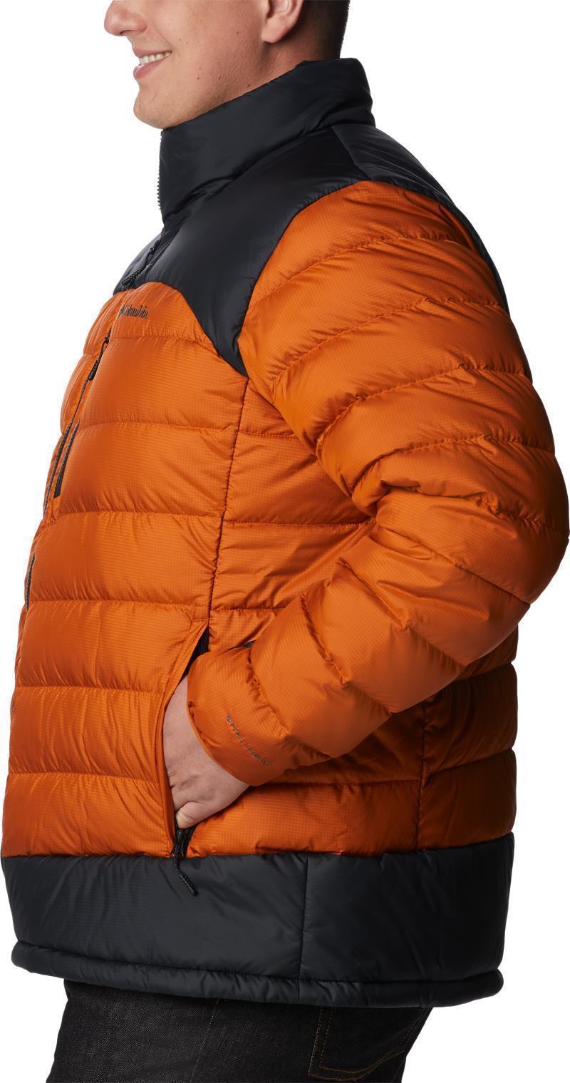 Autumn Park Down Jacket - Big - Mens - Warm Copper / Black 3