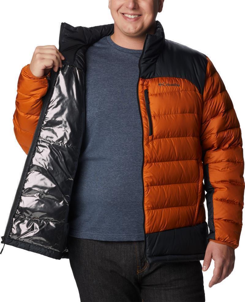 Autumn Park Down Jacket - Big - Mens - Warm Copper / Black 5