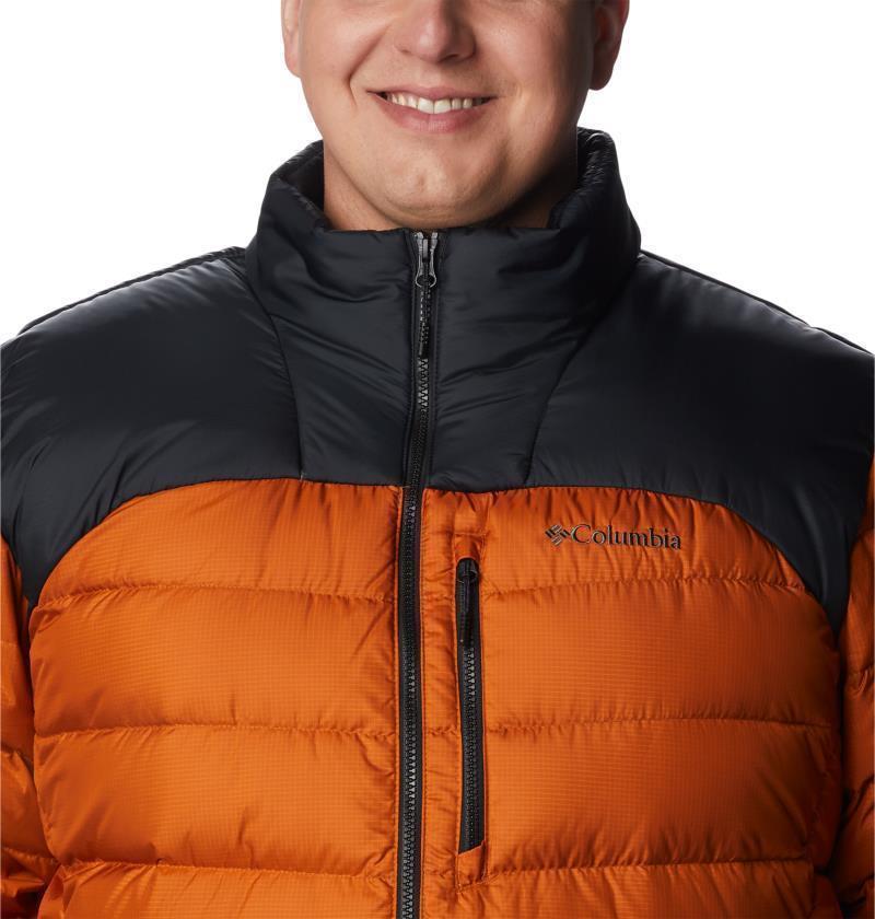 Autumn Park Down Jacket - Big - Mens - Warm Copper / Black 6