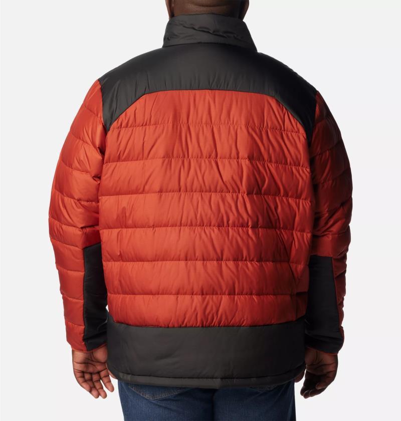 Autumn Park Down Jacket - Big - Mens - Warp Red / Shark 2